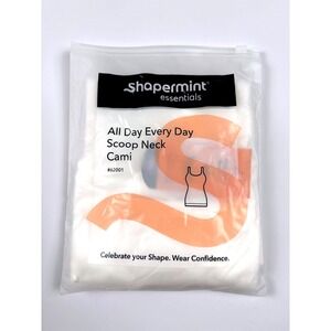 Shapermint Essentials All Day Every Day Scoop Neck Cami - White Size XXL NWT